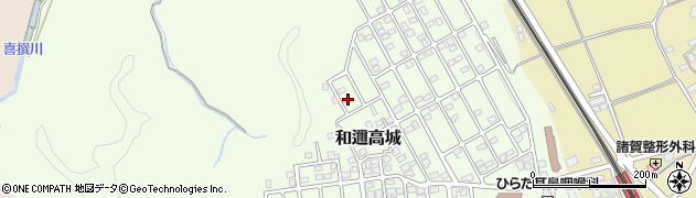 滋賀県大津市和邇高城382周辺の地図
