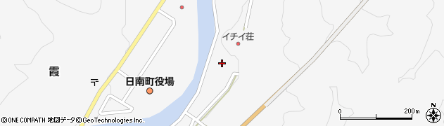 鳥取県日野郡日南町霞729周辺の地図