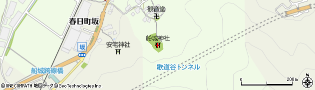 船城神社周辺の地図