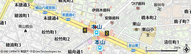 明光義塾本山教室周辺の地図