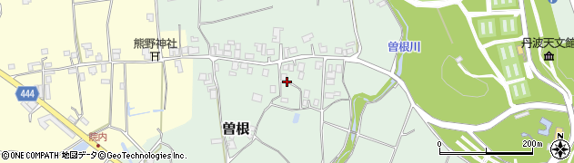 京都府京丹波町（船井郡）曽根（曽根南）周辺の地図