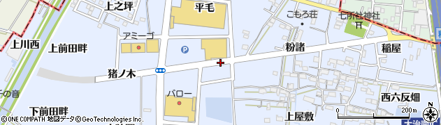 愛知県名古屋市中川区富田町大字千音寺無田居周辺の地図