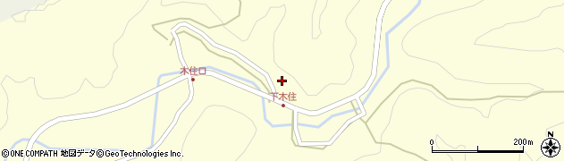 京都府南丹市日吉町木住（堂ノ本）周辺の地図