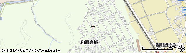滋賀県大津市和邇高城391周辺の地図
