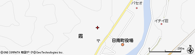 鳥取県日野郡日南町霞869周辺の地図