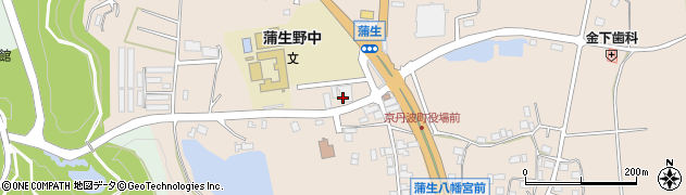 京都府京丹波町（船井郡）蒲生（八ツ谷）周辺の地図
