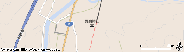 粟倉神社周辺の地図