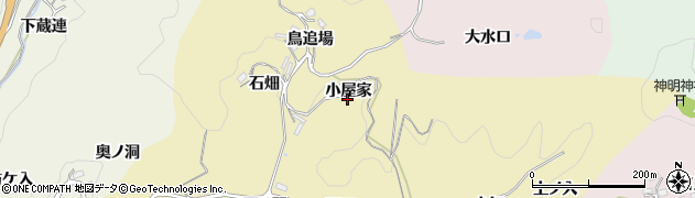 愛知県豊田市永野町（小屋家）周辺の地図