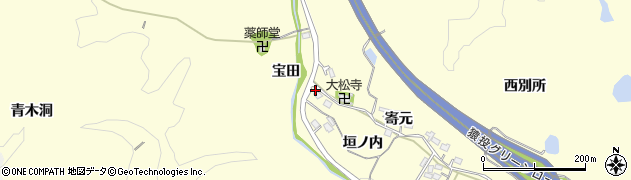 愛知県豊田市加納町垣ノ内18周辺の地図