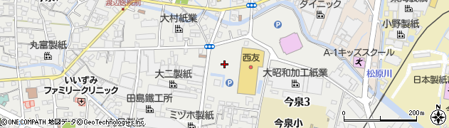 西友富士今泉店駐車場周辺の地図