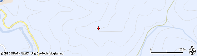 愛知県豊根村（北設楽郡）古真立（タカドヤ）周辺の地図