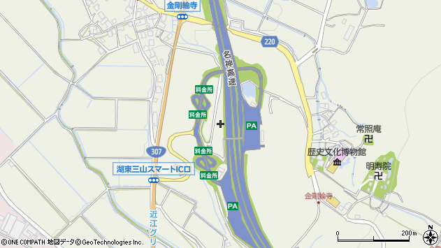 〒529-1202 滋賀県愛知郡愛荘町松尾寺の地図