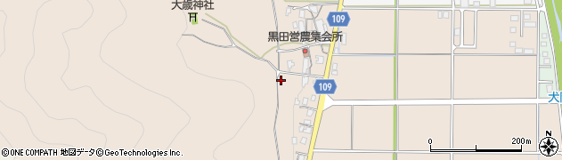 兵庫県丹波市氷上町黒田288周辺の地図