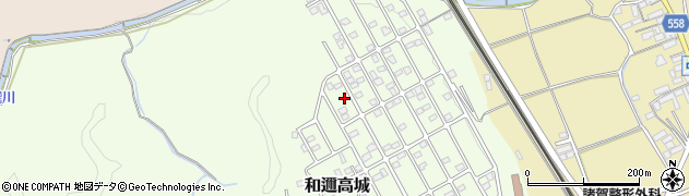 滋賀県大津市和邇高城378周辺の地図