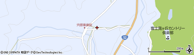 静岡県静岡市清水区宍原1554周辺の地図