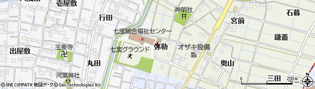 愛知県あま市七宝町桂（弥勒）周辺の地図