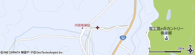 静岡県静岡市清水区宍原1553周辺の地図