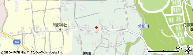 京都府船井郡京丹波町曽根曽根北周辺の地図