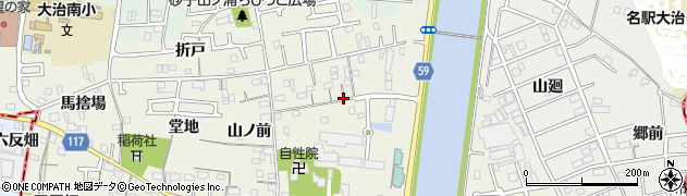 愛知県大治町（海部郡）砂子周辺の地図
