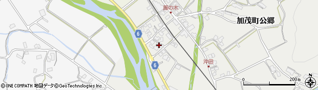岡山県津山市加茂町公郷1680周辺の地図