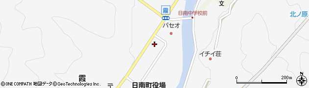 株式会社鳥取西部ジェイエイサービス　日南給油所周辺の地図