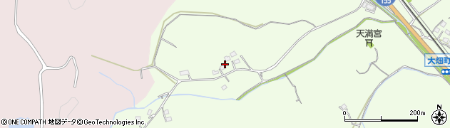 愛知県豊田市大畑町（大原）周辺の地図