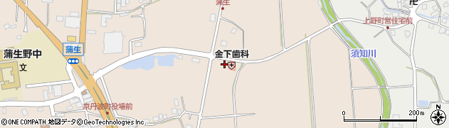 京都府京丹波町（船井郡）蒲生（蒲生池）周辺の地図