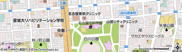 名古屋市科学館周辺の地図