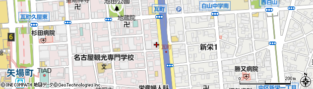 名古屋高速都心環状線周辺の地図