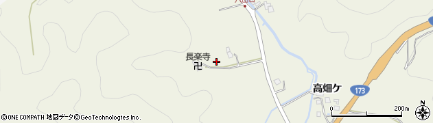 京都府京丹波町（船井郡）八田（門ノ下）周辺の地図