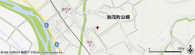 岡山県津山市加茂町公郷1538周辺の地図
