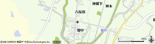 愛知県豊田市猿投町六反田10周辺の地図