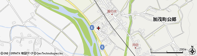 岡山県津山市加茂町公郷1701周辺の地図