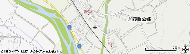 岡山県津山市加茂町公郷1605周辺の地図