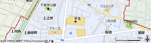 ホームセンターバロー千音寺店周辺の地図