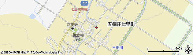 滋賀県東近江市五個荘七里町544周辺の地図