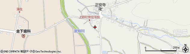 京都府船井郡京丹波町上野八反目周辺の地図