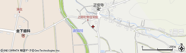 京都府京丹波町（船井郡）上野（八反目）周辺の地図