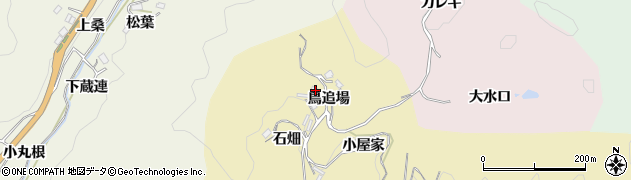 愛知県豊田市永野町鳥追場周辺の地図