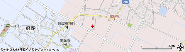 滋賀県愛知郡愛荘町蚊野2357周辺の地図