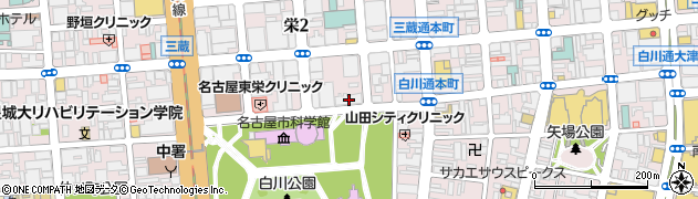 愛知県名古屋市中区栄2丁目12-22周辺の地図