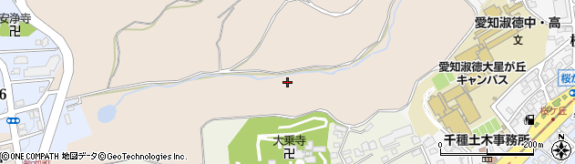愛知県名古屋市千種区田代町周辺の地図