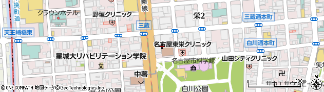 愛知県名古屋市中区栄2丁目10周辺の地図