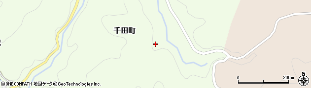 愛知県豊田市千田町坪尾周辺の地図