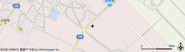 滋賀県愛知郡愛荘町蚊野615周辺の地図