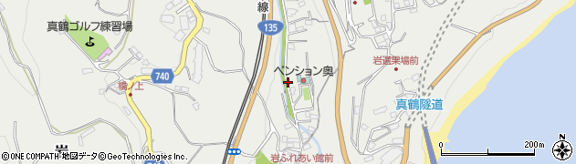 長坂橋下周辺の地図
