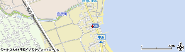 滋賀県大津市和邇中浜107周辺の地図