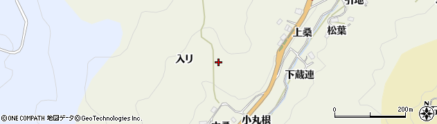 愛知県豊田市新盛町（入リ）周辺の地図