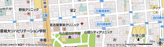 愛知県名古屋市中区栄2丁目12周辺の地図