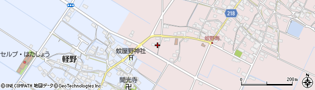 滋賀県愛知郡愛荘町蚊野2372周辺の地図